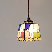 abordables Éclairages pour îlot-Lampe suspendue à LED blanc chaud 12,5 cm 1 lumière japonaise rétro colombe de la paix verre simplicité créative lumière d&#039;ambiance décorative pour chambre à coucher salle à manger 110-240v