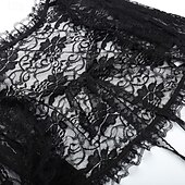 economico Vestiti-Retrò Vintage Gothic Lolita Mascherata Scialli Ragazza gotica Pizzo Costume Per donna Fantasia Stile Steampunk Mascherata Festa / Sera Adulti Scialle