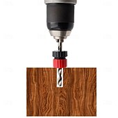 economico Strumenti ed accessori casa-anello di limitazione regolabile per punte da trapano - limitatore per punte da trapano fisse in plastica da 3-13 mm, utensile ausiliario per foratura del legno