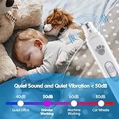 voordelige Hondenverzorgingsbenodigdheden-hondennagelvijl 2-snelheden oplaadbare hondennageltrimmers voor grote en middelgrote &amp;kleine honden upgrade professionele elektrische huisdier poten verzorging stille puppy verzorgingstool voor honden