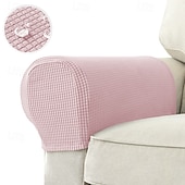 billiga Fotpallöverdrag-stretch armstödsöverdrag spandex vattentäta armskydd för stolar vinröd soffa soffa fåtölj överdrag för vilstol soffa set om 2st