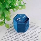 voordelige Aangepaste prints en geschenken-Bruiloft / Festival Stof Ring Dozen Mode / Bruiloft - 1 pcs