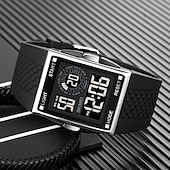 baratos Relógios Digitais-Relógio Digital SKMEI 1967 para Homens à Prova d&#039;Água com Contagem Regressiva Luz LED Eletrônico Relógio de Pulso Masculino Cronômetro Contagem Reloj Hombre