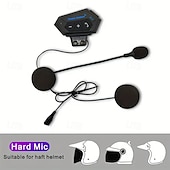 お買い得  バイク用ヘルメットのヘッドセット-オートバイヘルメット Bluetooth ヘッドセット ワイヤレス ライディング ミュージック ヘッドセット 防水 ノイズ低減