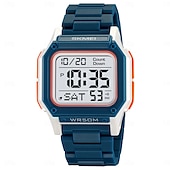 abordables Relojes digitales-SKMEI Hombre Reloj Digital Al Aire Libre Deportes Moda Reloj de Muñeca Luminoso Cronómetro Despertador cuenta regresiva TPU Reloj