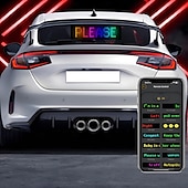billiga GDS-bilinteriör-bil led flexibel display app bluetooth bil reklam skärm fullfärg smart bil klistermärke ip65 vattentät mjuk skärm display