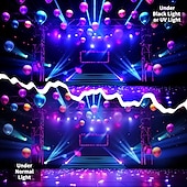 cheap Blacklight Tapestries-Blacklight Tapestry UV Reactive Glow in the Dark Glow Party Neon Party Ideas Hanging Tapestry Wall Art Mural for Living Room Bedroom
