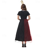 economico Costumi da donna-Fiaba L'avventura di Alice nel Paese dei Sogni regina di Cuori La regina rossa Veleno Vestito Cosplay for Per donna Adulti Carnevale Mascherata Performance Festa / Sera