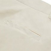 levne Domov-Pánské Kraťasy Lněné šortky Šortky Letní šortky Plážové šortky Zip Knoflíky Kapsy Bez vzoru Pohodlné Prodyšné Délka kolen Venkovní Obchod Denní Módní Na běžné nošení Černá Bílá Neelastické