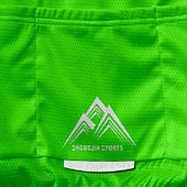 abordables Maillots pour hommes-Homme Maillot Velo Cyclisme Manche Courte Cyclisme Tee-shirt Maillot avec 3 poches arrière VTT Vélo tout terrain Respirable Séchage rapide Conception anatomique Mèche Jaune Rouge Bleu Bande dessinée