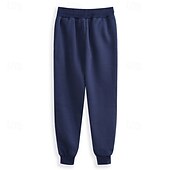preiswerte Sweatpants-Herren Fleecehosen Jogginghose Trainingshose Jogginghose Jogger Trainingshosen Trainingshose Tasche Elastische Taille Feste Farbe Leichtgewichtig In voller Länge Casual Täglich Hose sportlich Wei