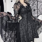 economico Vestiti-Retrò Vintage Gothic Lolita Mascherata Scialli Ragazza gotica Pizzo Costume Per donna Fantasia Stile Steampunk Mascherata Festa / Sera Adulti Scialle