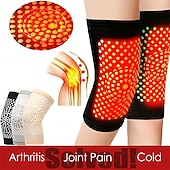 preiswerte Köpermassagegerät-Wermut Selbstheizendes Stützkniepolster Kniegelenkstütze warm bei Arthritis Gelenkschmerz Linderung Verletzungsrehabilitation Gürtel Knie-Massager Beinwärmer Samen 1 Stück Valentinstagsgeschenk