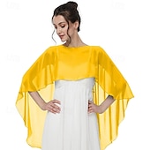 abordables enveloppes d&#039;invité de mariage-châles et enveloppes transparents pour robes de soirée capes en mousseline de soie pour femmes couverture de mariage douce