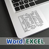 cheap Stickers-Shortcuts Sticker Keyboard Stickers for MAC Chromebook Word Photoshop Audition Illustrator Premiere Pro After Effects No-Residue Laminated Vinyl Shortcut Stickers