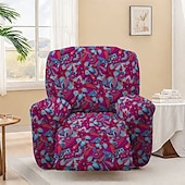 abordables Fauteuils inclinables, à oreilles-housse de fauteuil inclinable extensible à motif floral housse en tissu de qualité supérieure avec design élastique pour un ajustement parfait et une protection élégante de vos meubles