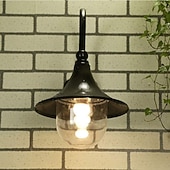 baratos luzes de parede ao ar livre-luz de parede externa led fonte de luz de 3 cores 1 luz à prova d&#039;água ip55 elegância lanterna de alumínio à prova de chuva lâmpada de parede luz de rua luz de quintal de parede de villa 110-240v