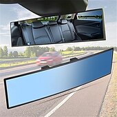 baratos Acessórios de interior para automóveis-espelho retrovisor interno do carro espelho retrovisor interno espelho de campo grande espelho côncavo espelho azul antirreflexo espelho retrovisor interno