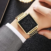 cheap Digital Watches-SKMEI Men Digital Watch Fashion Casual Wristwatch Calendar Waterproof Decoration Steel Leather Watch