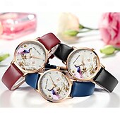 economico Orologi al quarzo-MINI FOCUS Da donna Orologio al quarzo Creativo Impermeabile Impermeabile Decorativo Pelle Guarda