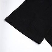 voordelige Klassiek-Voor heren Broek Zomerbroek Strandbroeken Trekkoord Breed Been Voorvak Effen Comfort Zacht Casual Dagelijks Modieus Streetwear Zwart Wit Micro-elastisch