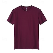 cheap Running Tee &amp; Tank Tops-Men&#039;s Running T-Shirt Short Sleeve Tee Tshirt Casual Athleisure Breathable Quick Dry Soft Gym Workout Running Walking Sportswear Activewear Solid Colored Dark Grey Black White