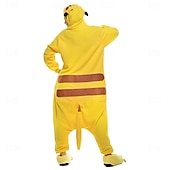 economico Costumi Tutina-Per adulto Collage Costume intero Vestiti Carnevale Pika Pika Pigiama a pagliaccetto Pigiama Kigurumi Pigiami Costume divertente Per Uomini e donne Natale Carnevale Capodanno cartone animato
