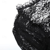 economico Vestiti-Retrò Vintage Gothic Lolita Mascherata Scialli Ragazza gotica Pizzo Costume Per donna Fantasia Stile Steampunk Mascherata Festa / Sera Adulti Scialle