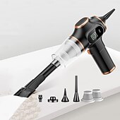 お買い得  掃除機-車用掃除機、車の細部まで掃除できるハイパワーミニクリーナー、パワーディスプレイ、高吸引力、車、家、車のカーペット、階段、ペットの毛の徹底洗浄用車用掃除機