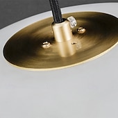 お買い得  ペンダントライト-LED ペンダントライト 3色光源 20cm UFO 高光透過率ランプシェード 大理石石 シングルデザイン ミニマリストペンダントライト カフェ 寝室 110-240V