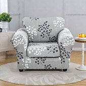 economico Copridivano-copripoltrona elasticizzato floreale copripoltrona elastico con motivo floreale per una vestibilità elegante e sicura ideale per proteggere e rinfrescare la tua poltrona