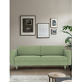abordables Housse de canapé-Housse de canapé 100% coton housses matelassées unies en coton