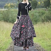 preiswerte Unterteile-Retro Vintage Rock Kostüm Damen Maskerade Alltagstauglich Erwachsene Rock