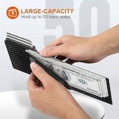 cheap Card Holders &amp; Cases-Wallet for Men Credit Card Holder RFID Blocking Pop up Card Case Slim 9-14 Card Capacity ID Window