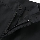 cheap Chinos-Men&#039;s Trousers Chinos Summer Pants Casual Pants Zipper Plain Comfort Breathable Full Length Casual Daily Holiday Fashion Basic Black Khaki Micro-elastic