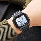 abordables Relojes digitales-SKMEI Hombre Reloj Digital Al Aire Libre Deportes Moda Reloj de Muñeca Luminoso Cronómetro Despertador cuenta regresiva TPU Reloj