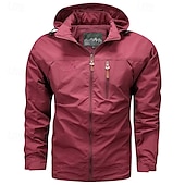 cheap Outdoor Jackets-Men&#039;s Hiking Jacket Outdoor Windproof Lightweight Jacket Windbreaker Jacket Traveling Black Yellow Army Green Red Khaki