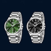 cheap Quartz Watches-Brand Watch Trendy Fashion Sports Calendar Waterproof Fully Automatic Steel Strip Quartz Men&#039;s Bowl Watch