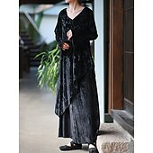 preiswerte Kleider-Retro Vintage Mittelalterlich Kleid Einfarbig Damen Maskerade Party / Abend Erwachsene Kleid