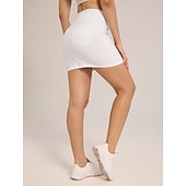cheap Women&#039;s Golf Clothing-Women&#039;s Golf Skorts White Bottoms Ladies Golf Attire Clothes Outfits Wear Apparel