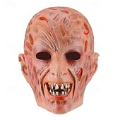 olcso Maszkok-Mindszentek napja Freddy Krueger Maszk Halloween-kellékek Felnőttek Férfi Borzalom Ijesztő jelmez Mindszentek napja Farsang Könnyű farsangi jelmez