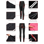 cheap Women&#039;s Pants, Shorts &amp; Skirts-WOSAWE Spring Summer Festival Women&#039;s Bicycle Cycling Silicone Cushion Trousers Stretchy Breathable Quick Drying Moisture Transferring &amp; Sweat Absorbing Cycling Trousers BL143