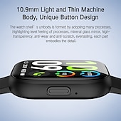 cheap Smart Wristbands-696 P114 Smart Watch 1.85 inch Smart Band Fitness Bracelet Bluetooth Pedometer Call Reminder Sleep Tracker Compatible with Android iOS Women Men Hands-Free Calls Message Reminder IP 67 40mm Watch Case