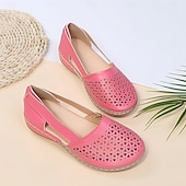 halpa Naisten matalakantaiset kengät-naisten valkoiset leikatut slip-on flats - mukavat vapaa-ajan kengät päivittäiseen käyttöön