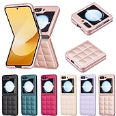 economico Cover Samsung-telefono Custodia Per Samsung Galaxy Capovolgi Z 6 Z Flip 5 Z Flip 4 Z Flip 3 Per retro Resistente agli urti Retrò TPU pelle sintetica