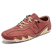cheap Men&#039;s Sneakers-Men&#039;s Green Casual Faux Leather Sneakers with Unique Stitching and Lace-Up Design, Comfortable and Stylish for Everyday Wear