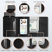 cheap Card Holders &amp; Cases-Wallet for Men Credit Card Holder RFID Blocking Pop up Card Case Slim 9-14 Card Capacity ID Window