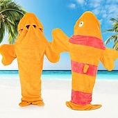 olcso párok halloween jelmezei-Párok Cápas Némó Csoport Családi Jelmezek Narancs Királyok Napja Unisex Vicces Jelmez Party Otthon Karnevál Könnyű Halloween Jelmezek Gyerekeknek Felnőtteknek