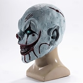 preiswerte Masken-Killerclown Böser Clown Maske Haloween Figuren Erwachsene Herren Damen Grusel Gruseliges Kostüm Halloween Halloween Karneval Einfaches Karnevalskostüm