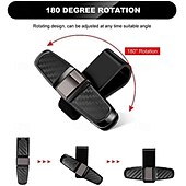 cheap Car Organizers-Sunglass Holder for Car Visor Premium Car Sunglasses Clip with 180-Degree Rotational Functionality